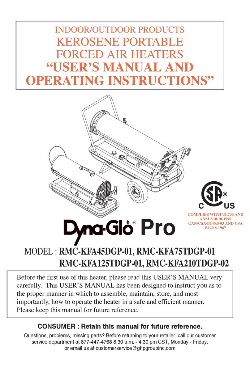 Dyna-Glo RMC-KFA45DGP-01 Manual