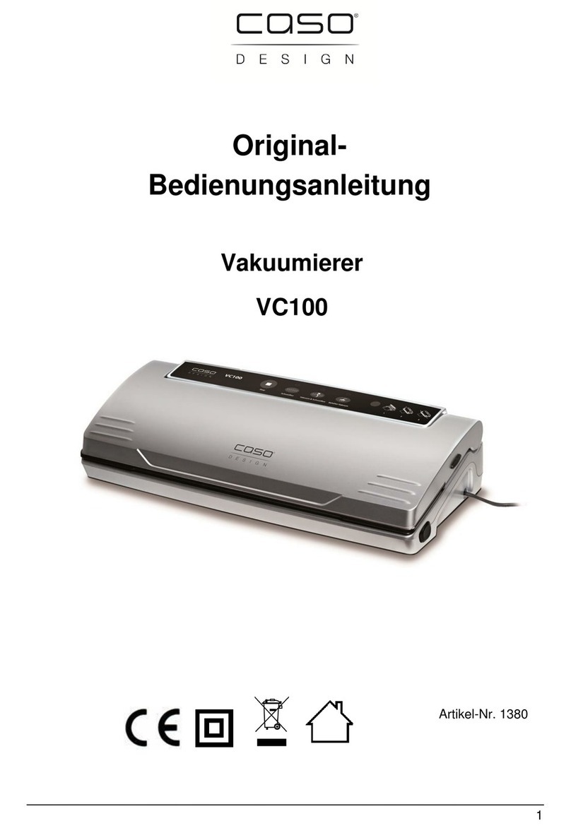CASO DESIGN 1380 Original operating manual