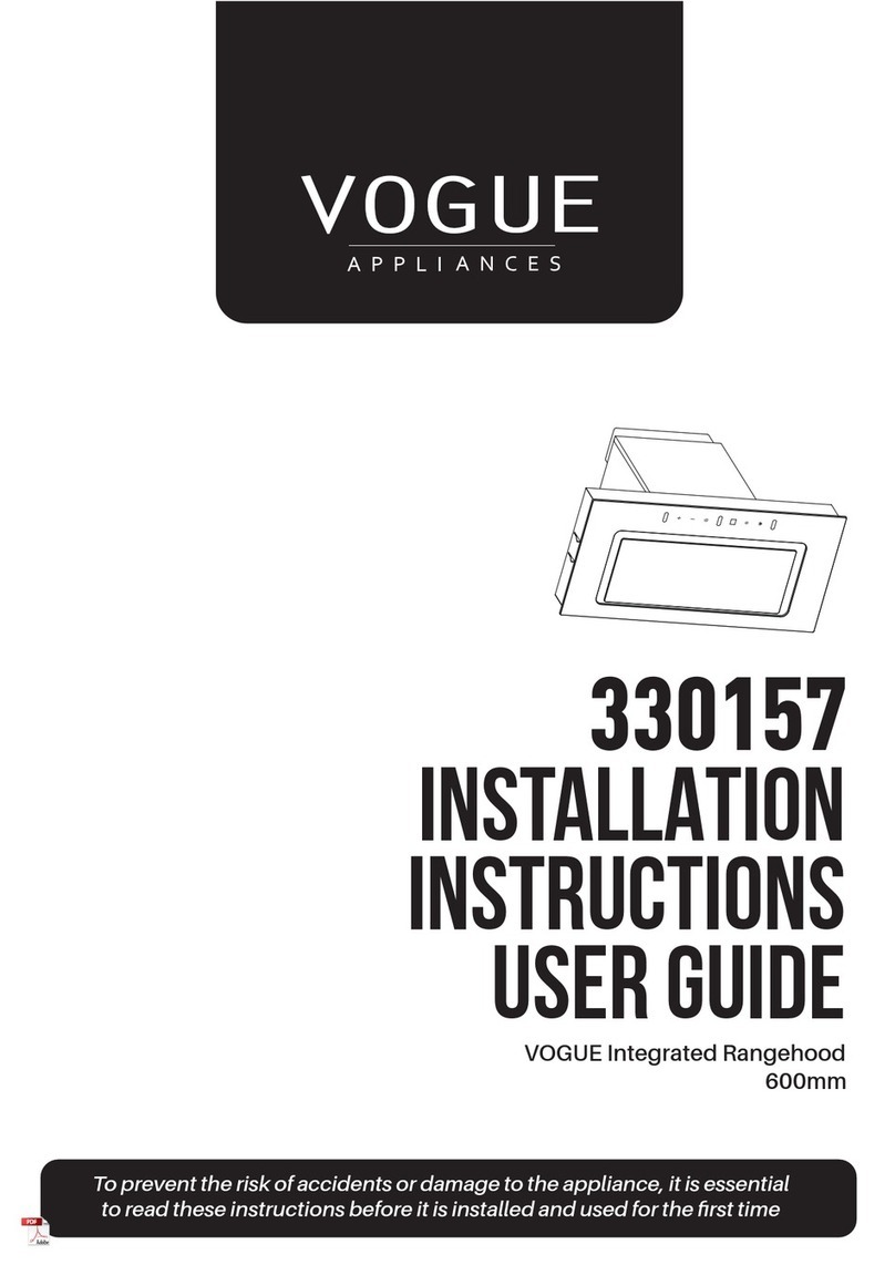 Vogue 330157 Installation instructions & user guide