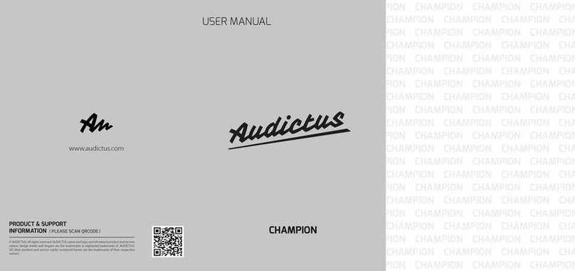 AUDICTUS CHAMPION user manual