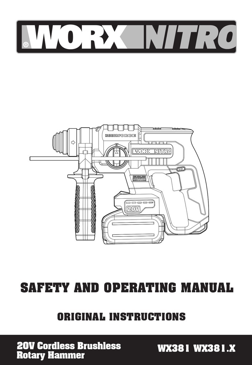 Worx Nitro WX381 Installation manual