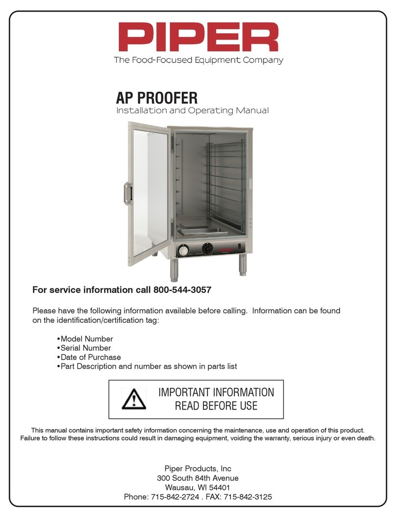 Piper AP PROOFER User manual