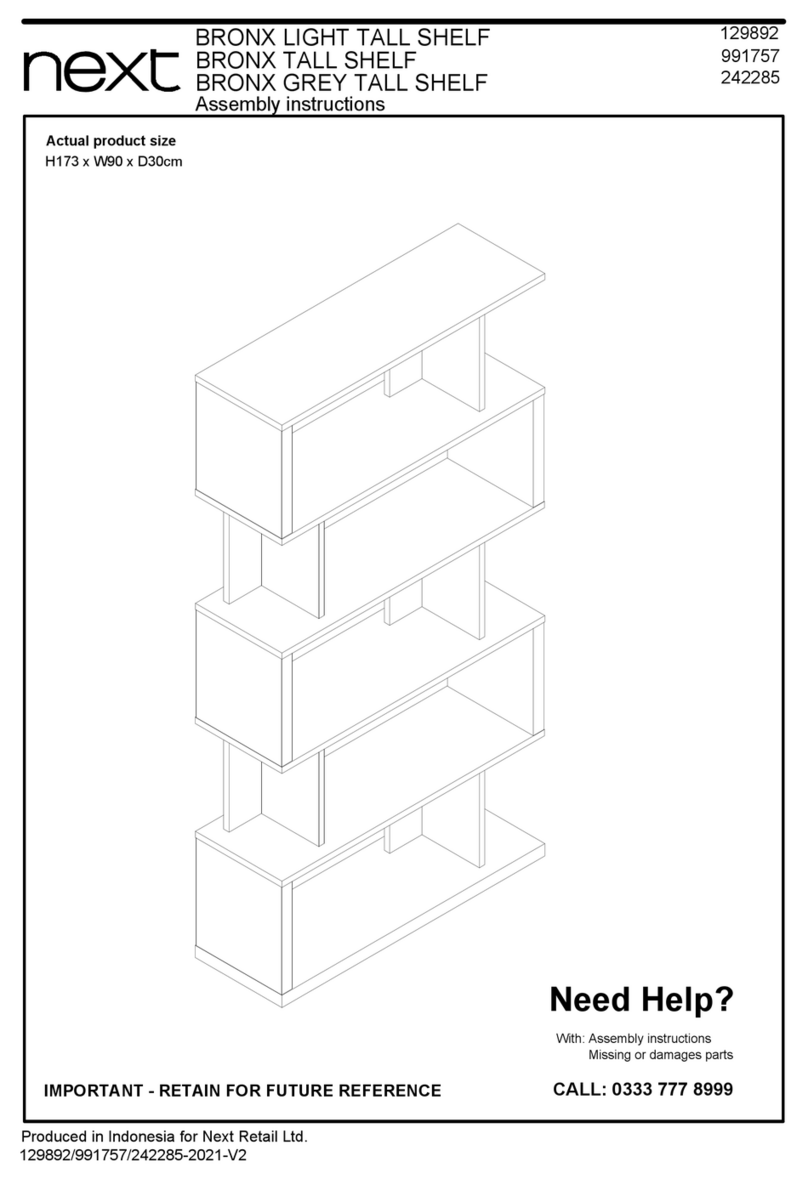 Next BRONX 129892 User manual Next BRONX 129892 User manual