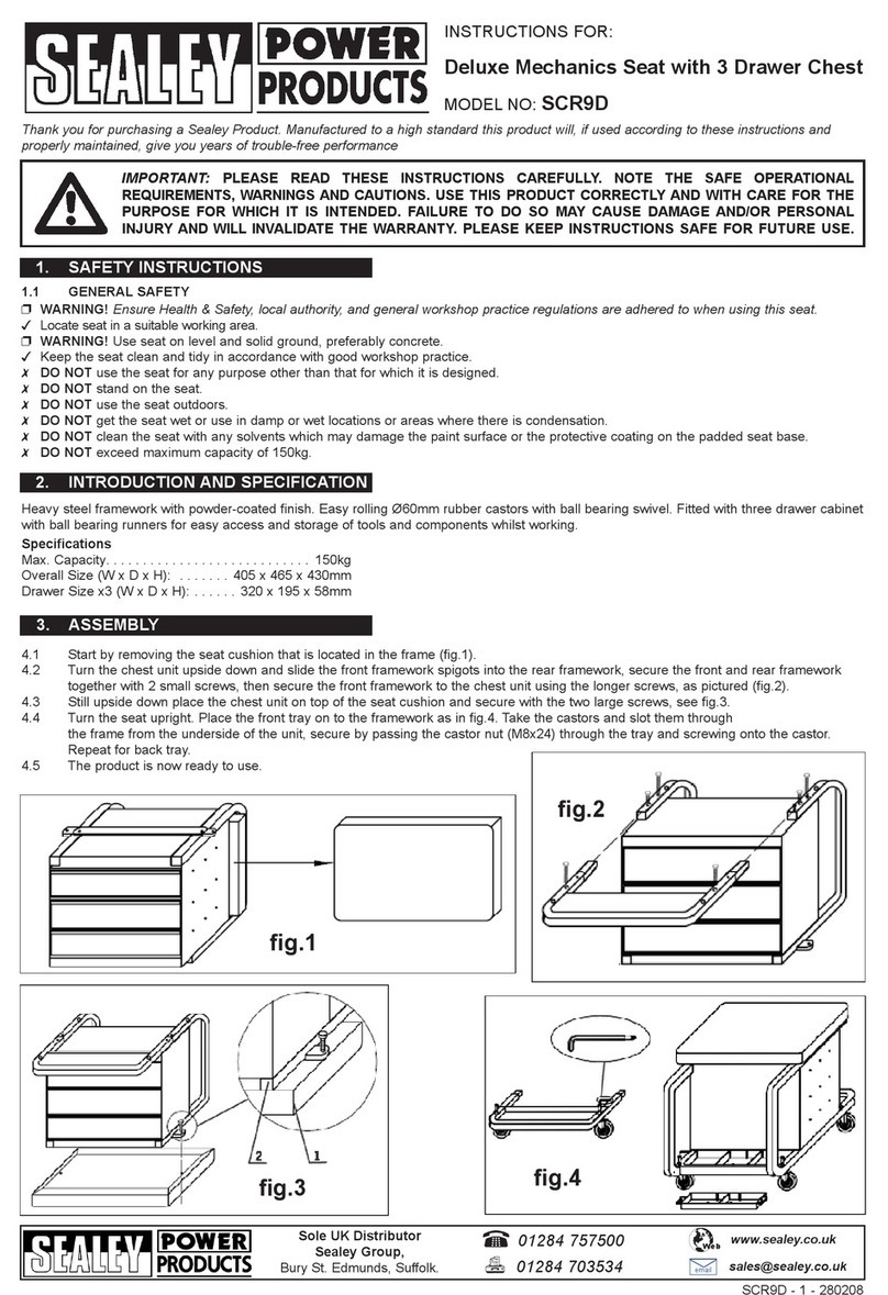 Sealey Power Products SCR9D User manual Sealey Power Products SCR9D User manual