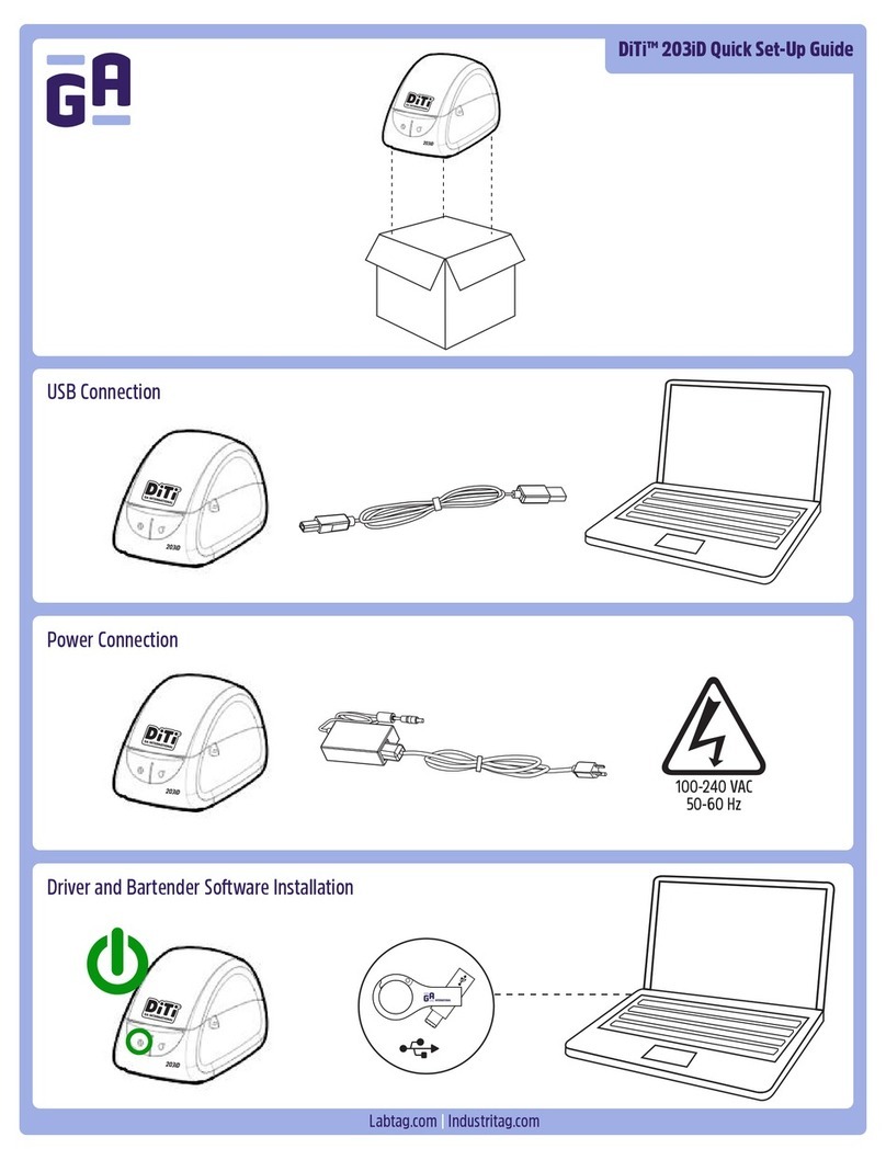 GA DiTi 203iD User manual