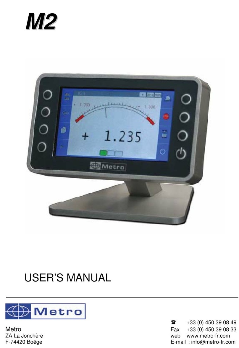 Metro DataVac M2 user manual