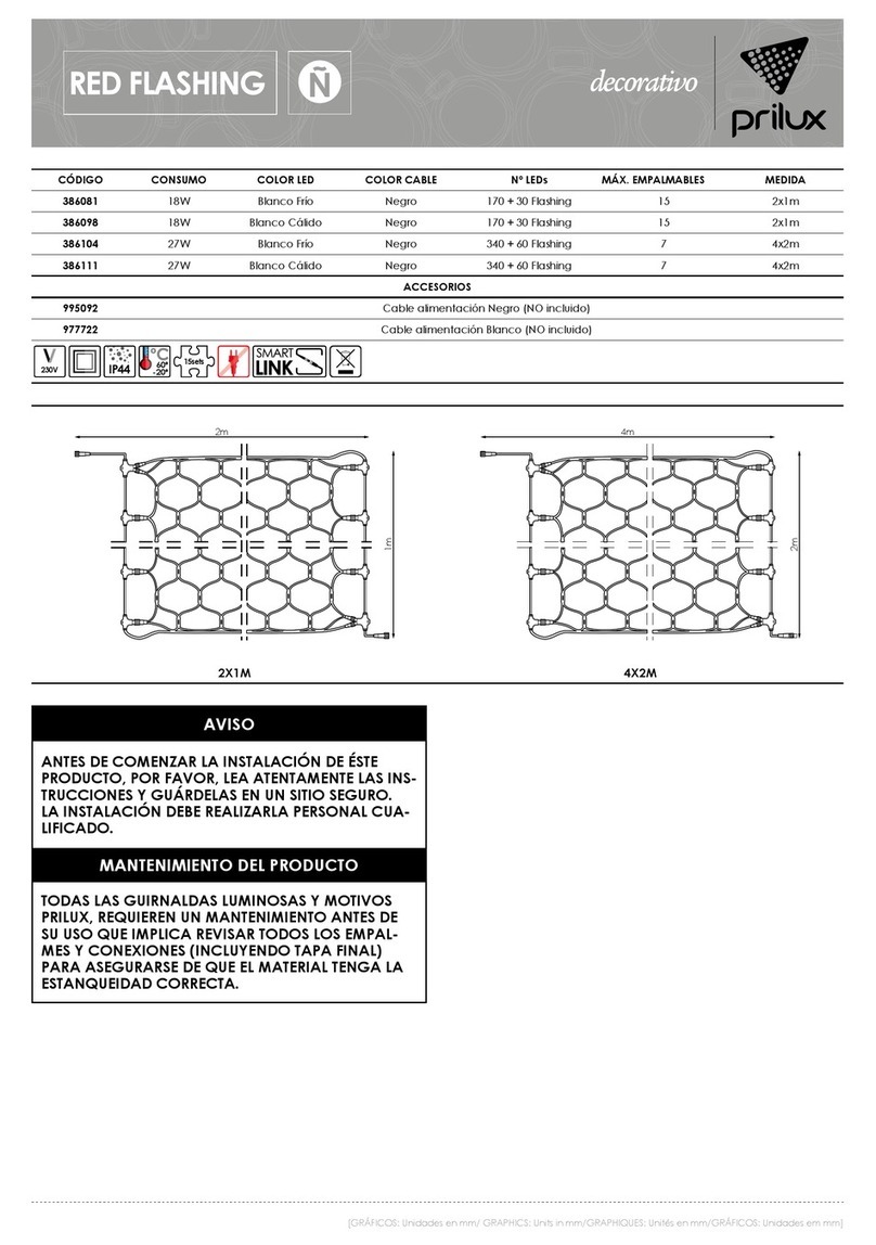 Prilux RED FLASHING User manual