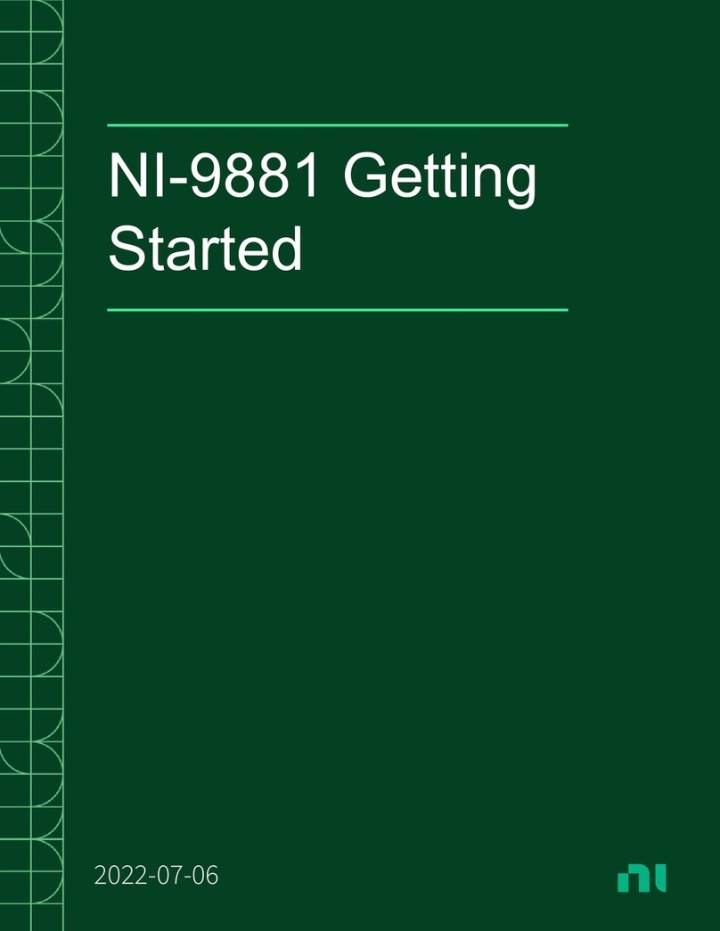 Farnell NI-9881 Getting started