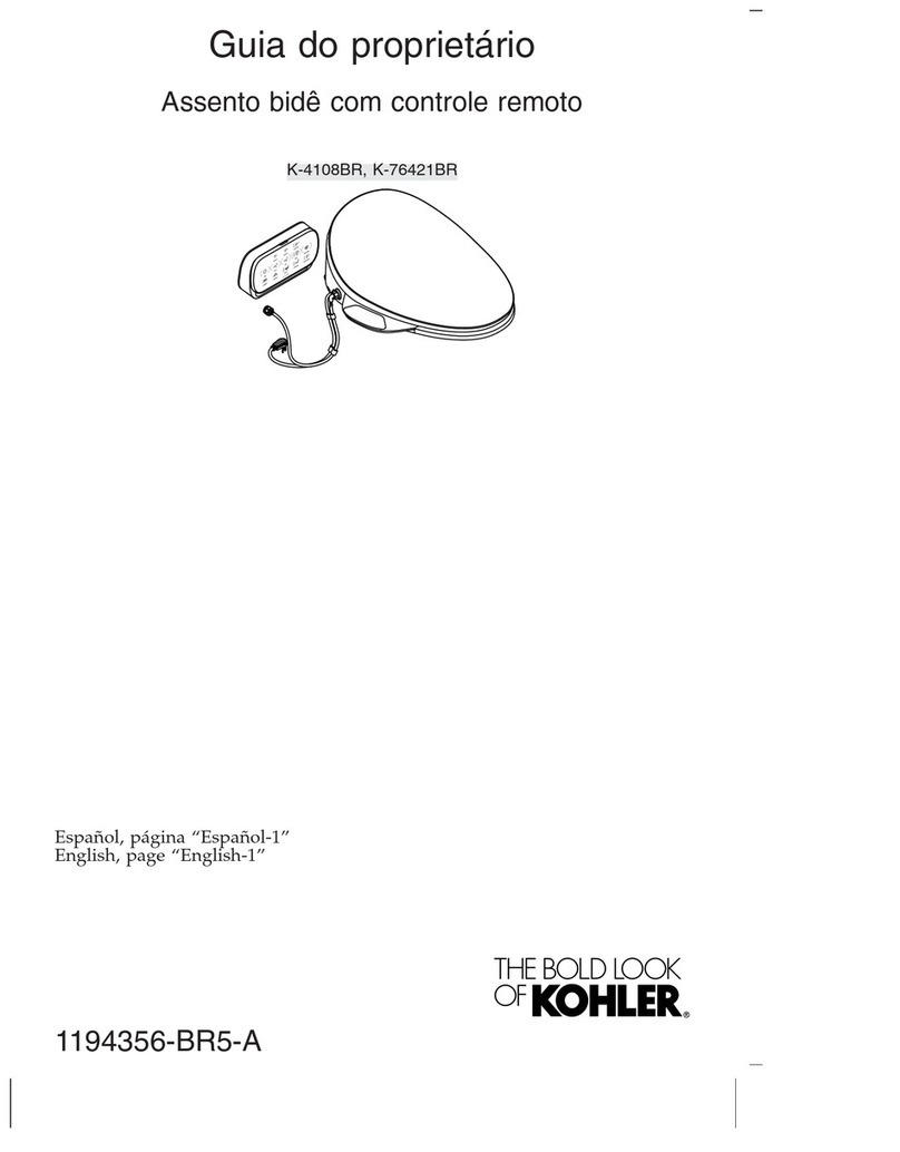Kohler K-4108BR User manual