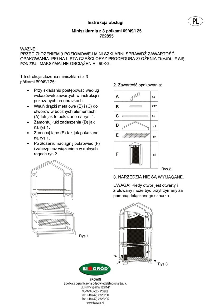 BROWIN 722855 user manual