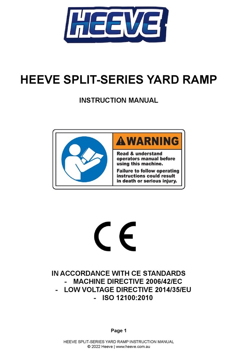 HEEVE SPLIT Series instruction manual