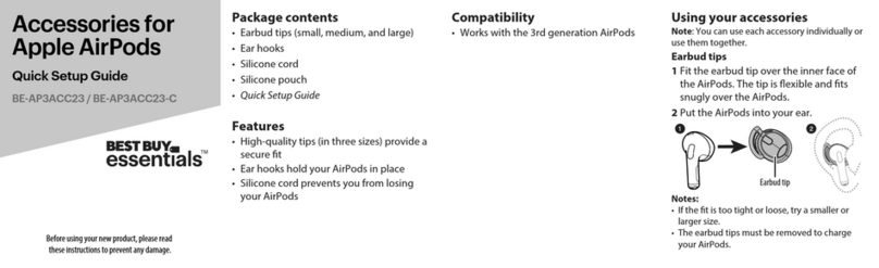 BEST BUY essentials BE-AP3ACC23 Quick setup guide