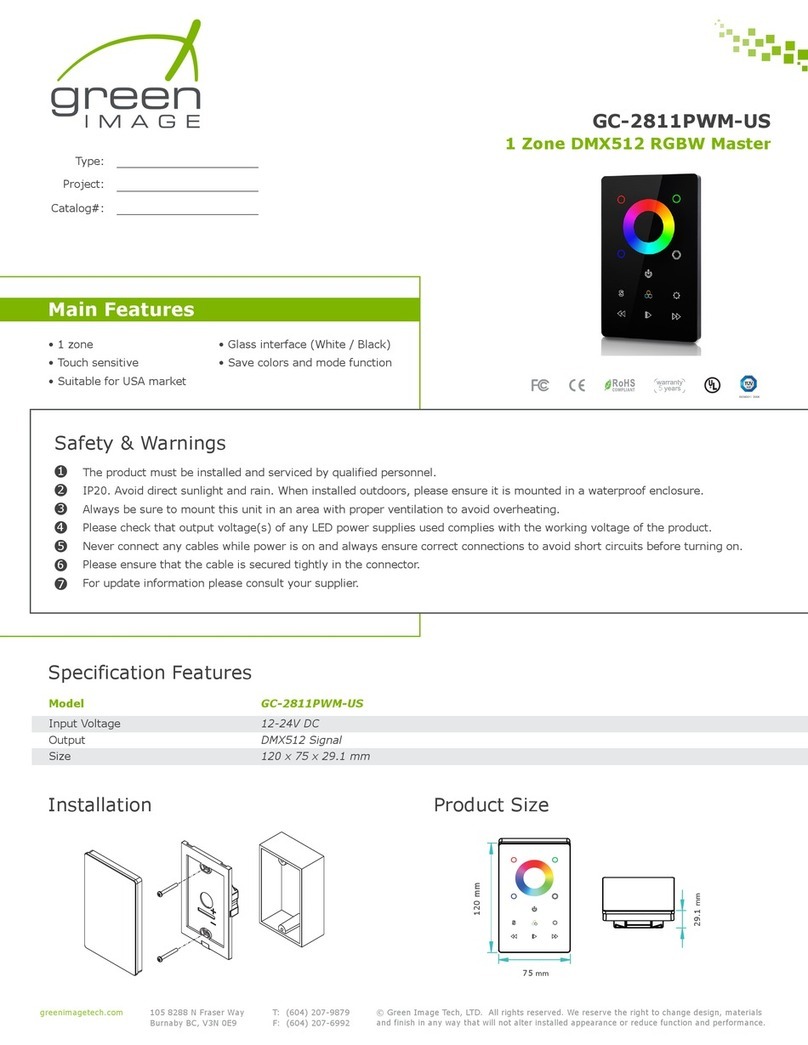 Green image GC-2811PWM-US user manual