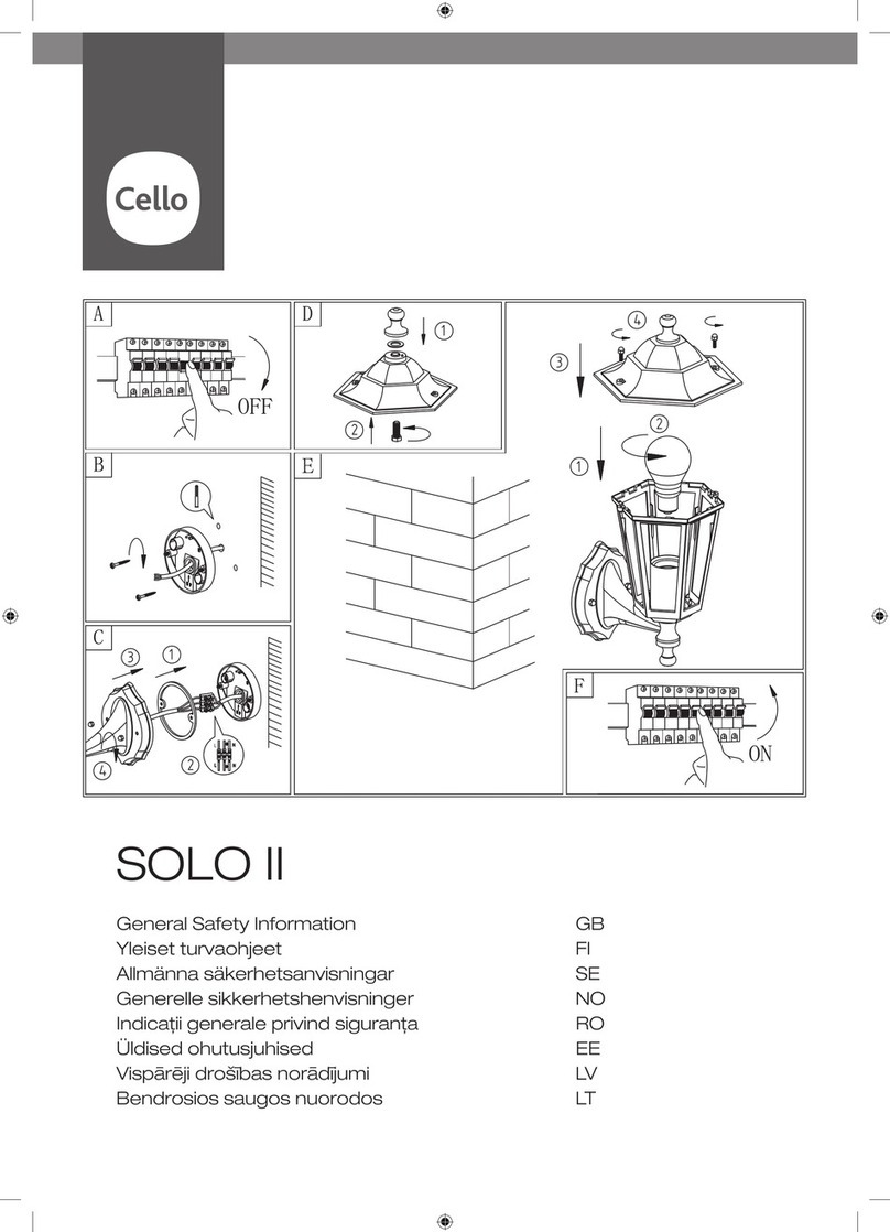 Cello SOLO II instruction manual Cello SOLO II instruction manual