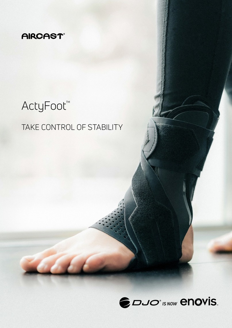 DJO enovis Aircast ActyFoot quick start guide