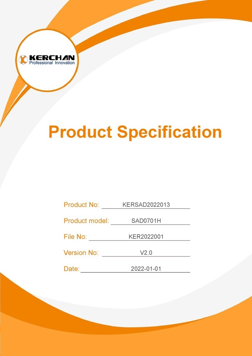 Kerchan KERSAD2022013 Owner's manual