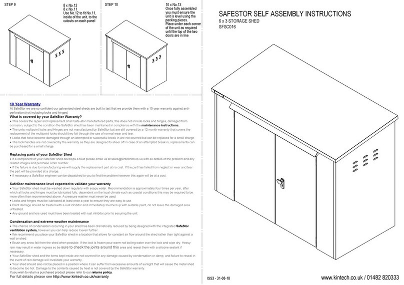SAFESTOR SFSC016 Self Assembly Instructions SAFESTOR SFSC016 Self Assembly Instructions