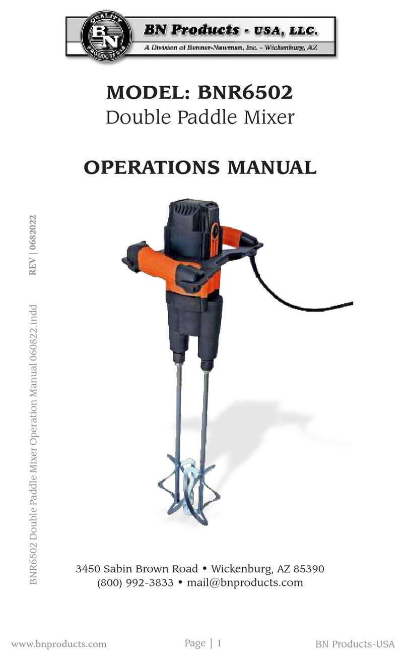 BN Products BNR6502 Operation manual