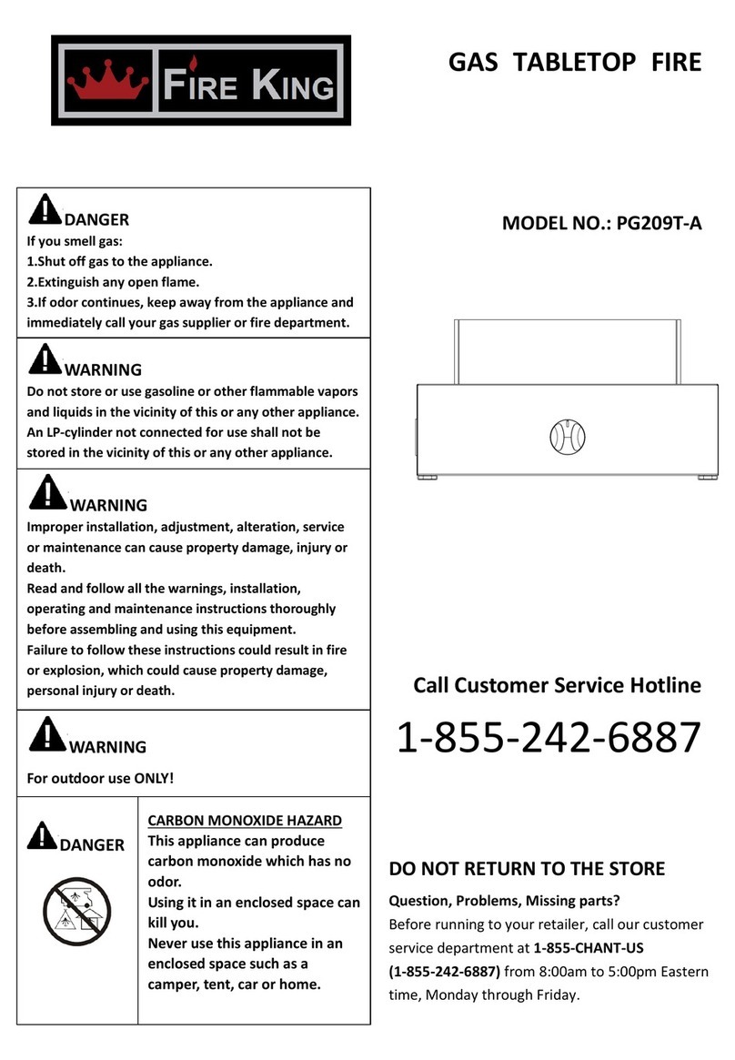 FireKing PG209T-A manual