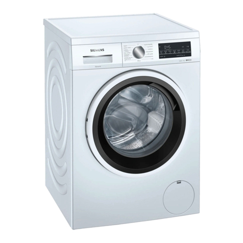 Siemens WU12UT61ES User manual and installation instructions