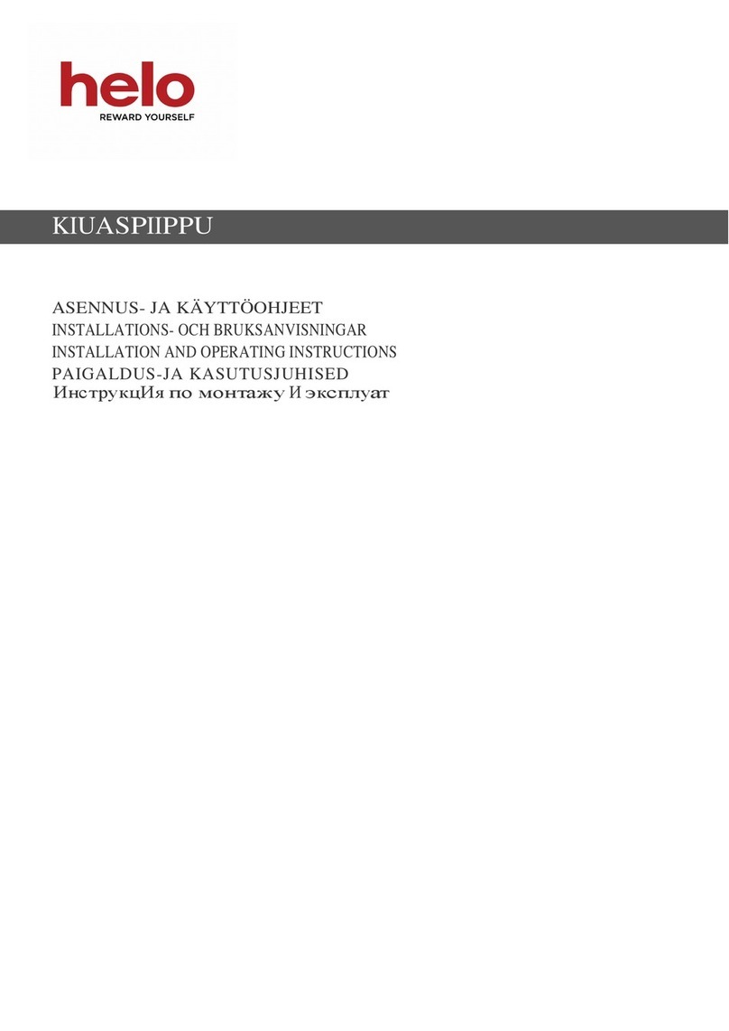 Helo KIUASPIIPPU Installation and operating instructions