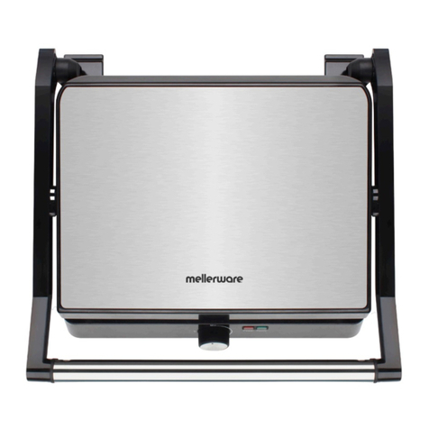 Mellerware GRAND PRESS 2200W 28560A manual