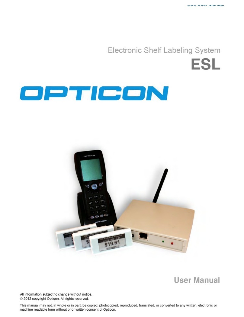 Opticon ESL Server user manual