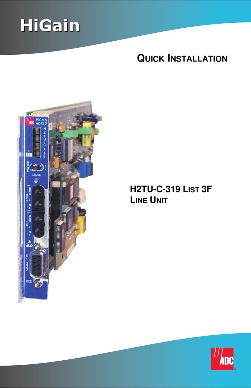 ADC HiGain H2TU-C-319 List 4E Original operating instructions