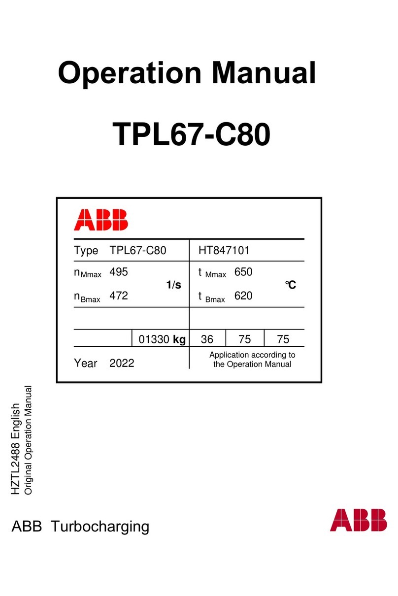 ABB TPL67-C80 Operation manual