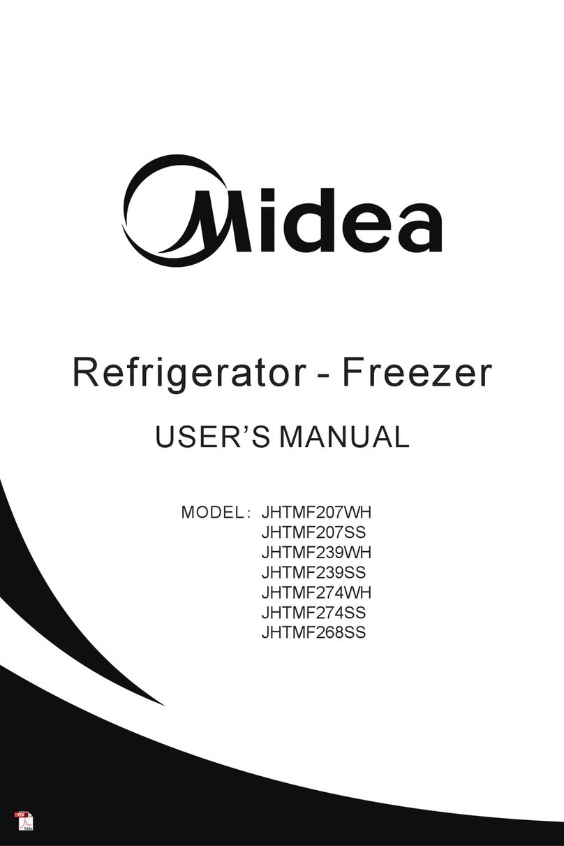 Midea JHTMF239WH User manual