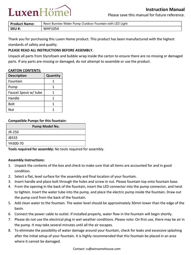 LuxenHome WHF1054 User manual LuxenHome WHF1054 User manual