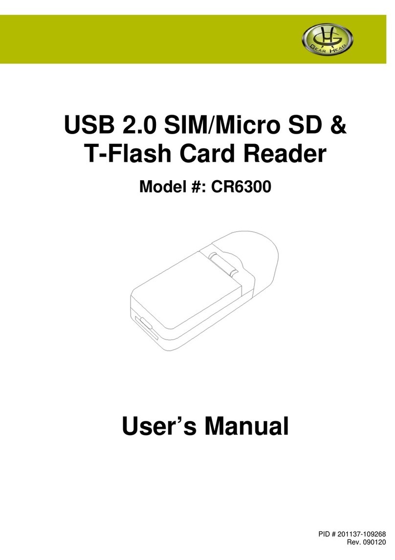 Gearhead CR6300 user manual