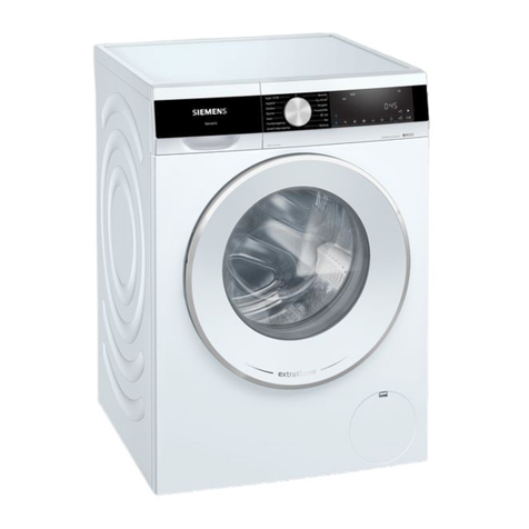Siemens WG56G2MCDN User manual and installation instructions