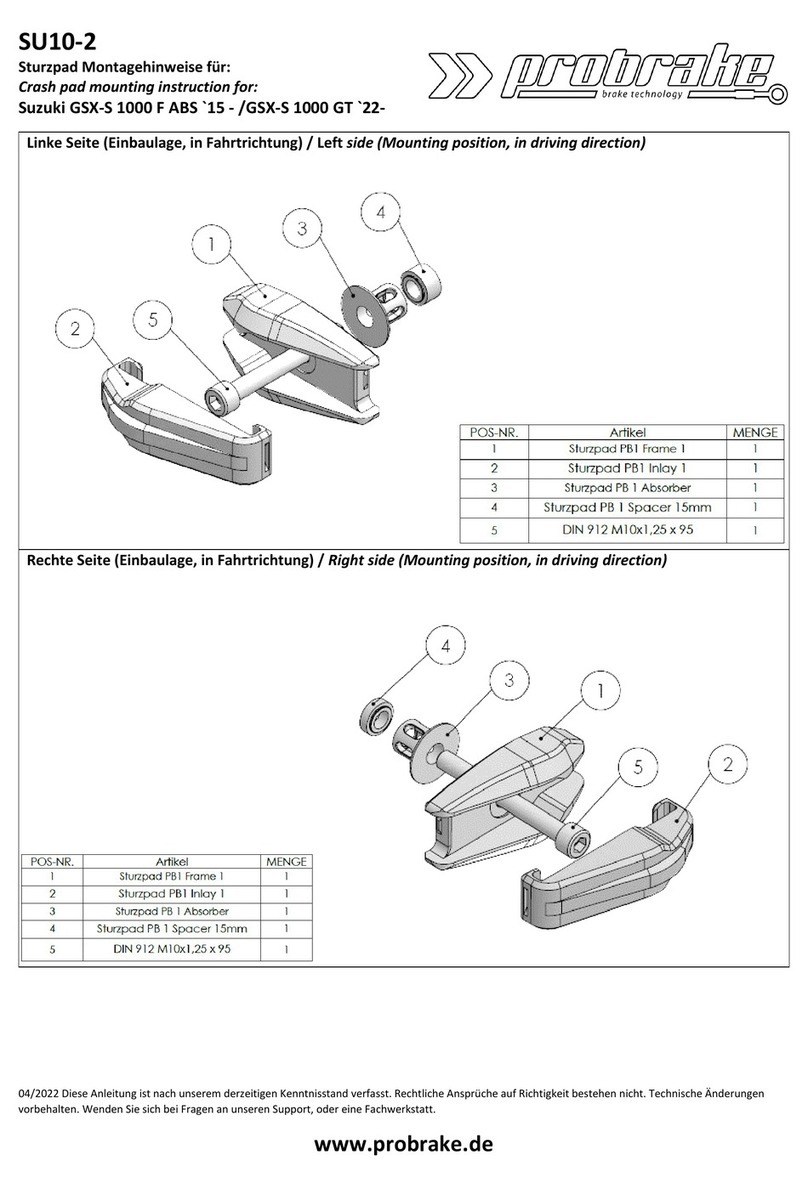 probrake SU10-2 User guide