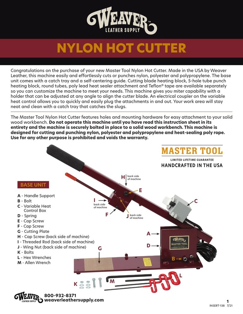 Weaver NYLON HOT quick start guide