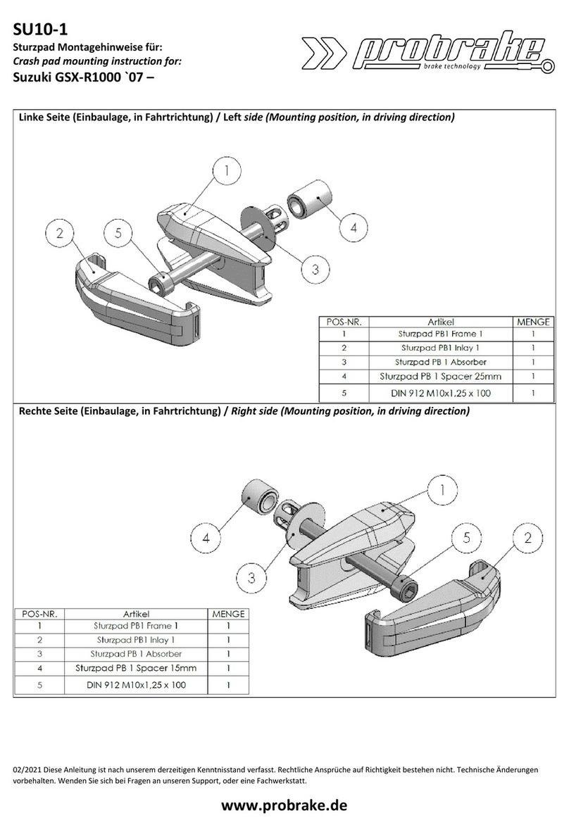 probrake SU10-1 User guide