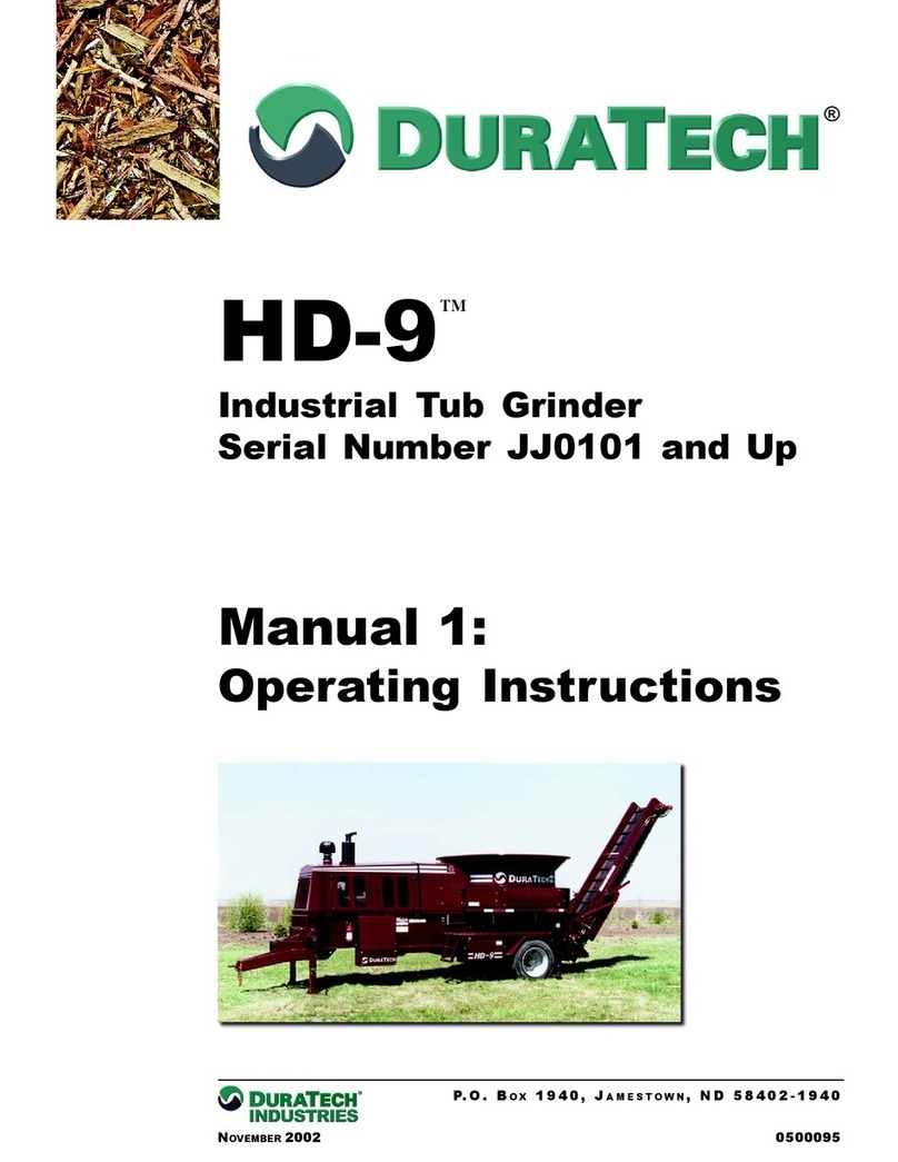 Duratech HD-9 operating instructions