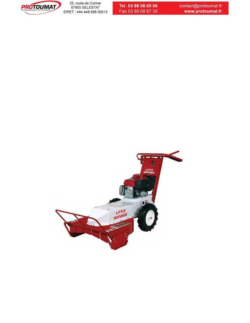 Schiller PETITE MERVEILLE BRC-26 HYDRO Operator's & parts manual