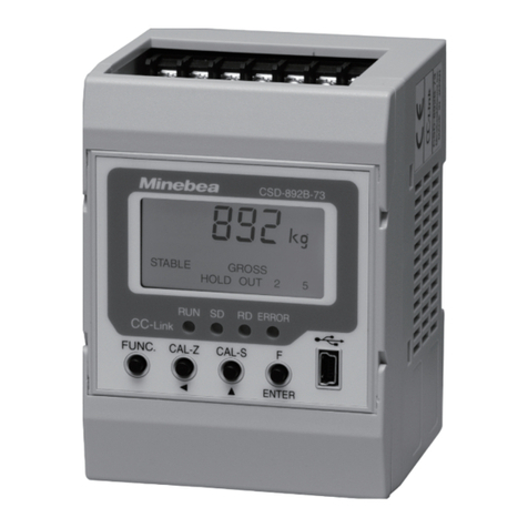 Minebea CSD-892B-73 instruction manual