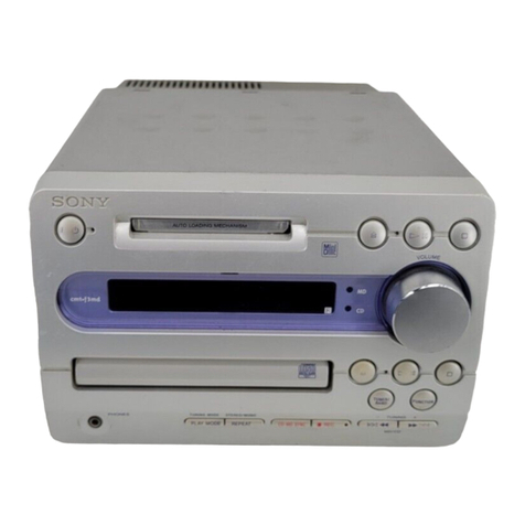 Sony HCD-F3MD Service manual