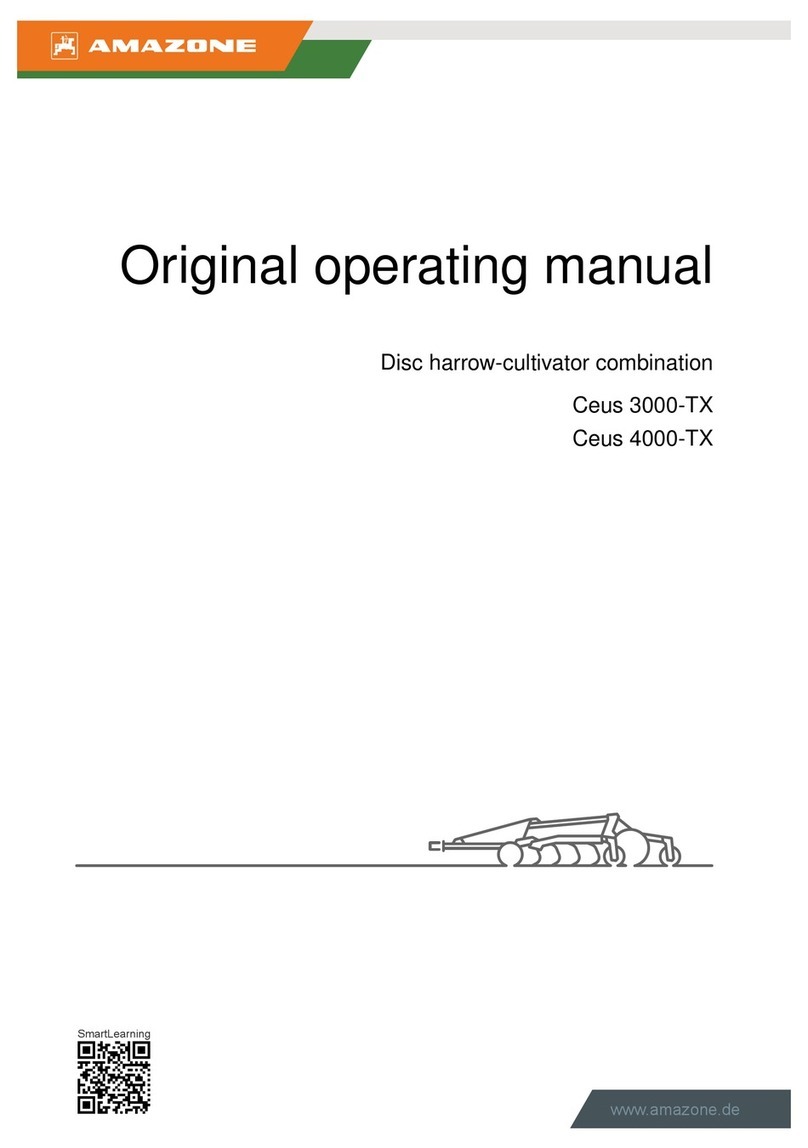 Amazone Ceus 3000-TX Installation instructions