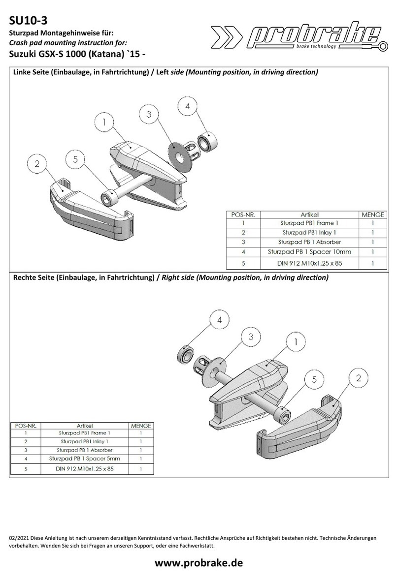 probrake SU10-3 User guide