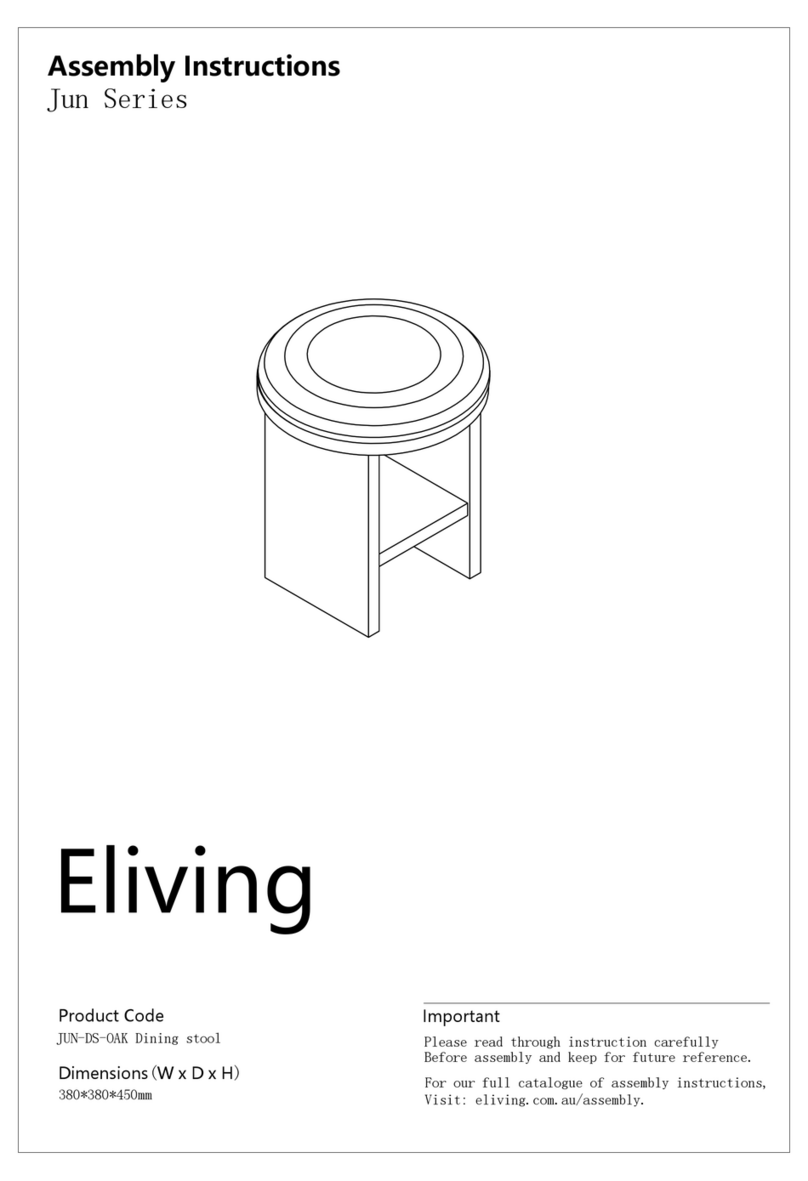 eliving FURNITURE Jun Series Assembly instructions eliving FURNITURE Jun Series Assembly instructions