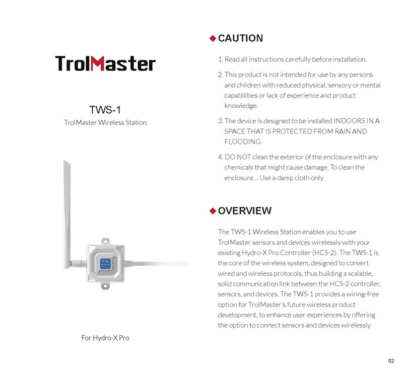 TrolMaster TWS-1 manual