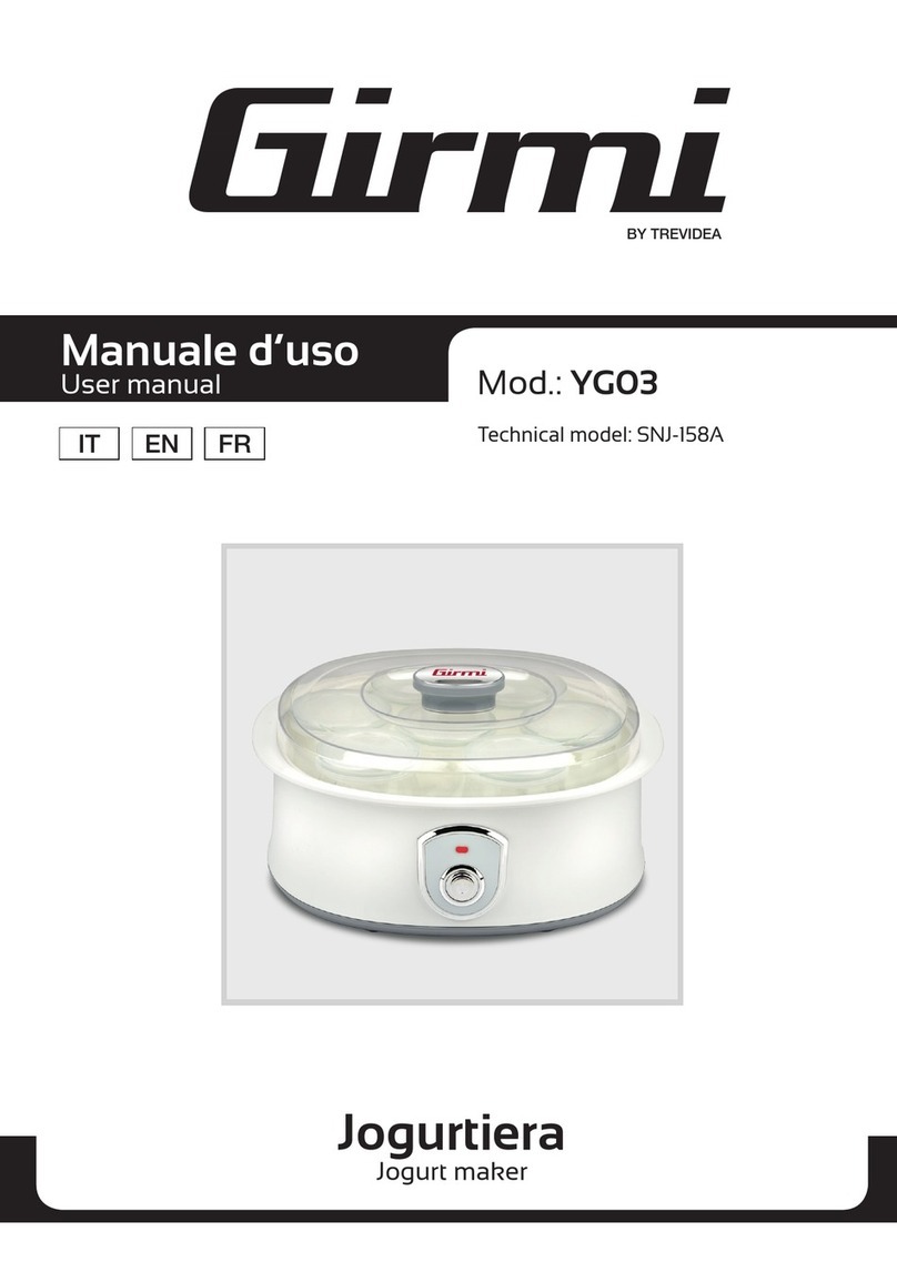 TREVIDEA Girmi YG03 user manual