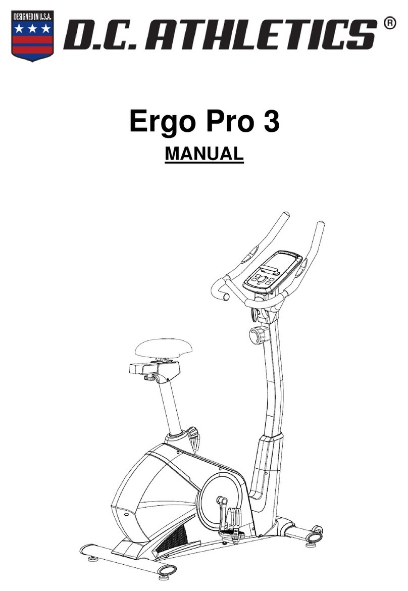 D.C. Athletics Ergo Pro 3 manual
