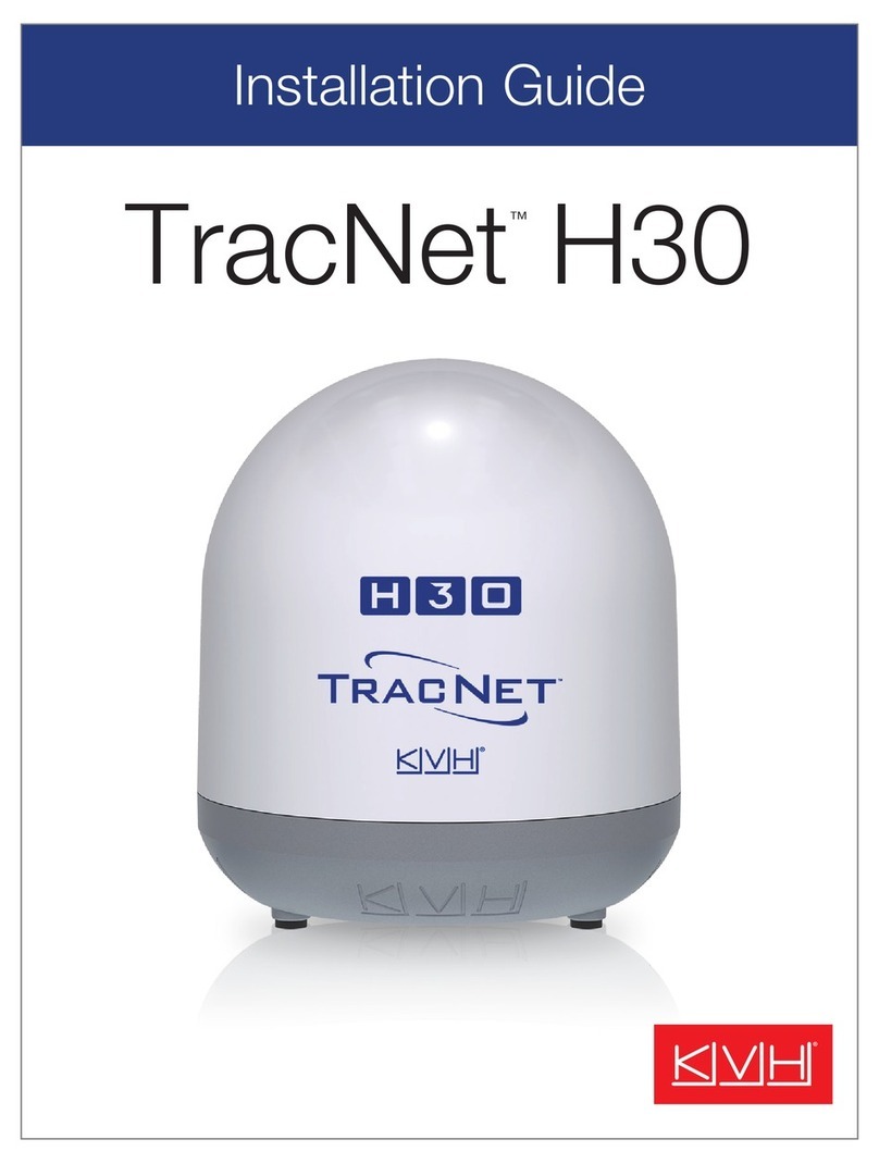 KVH Industries TracNet H30 installation guide