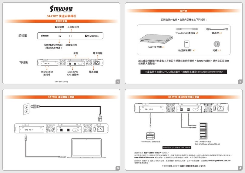 Stardom SA2TB2 User manual