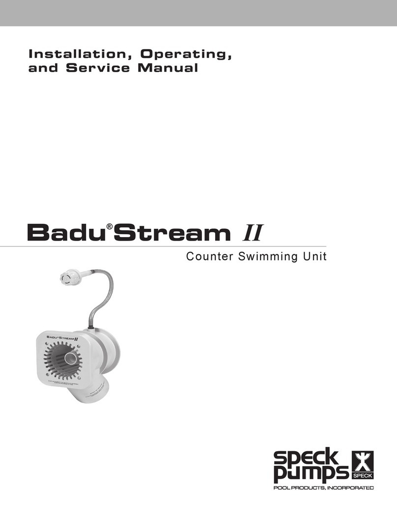 Speck pumps Badu Stream II Installation, operating and service manual