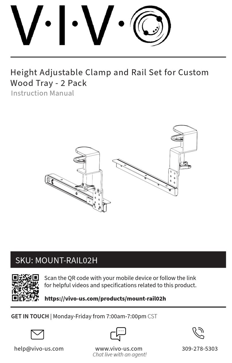 Vivo MOUNT-RAIL02H User manual